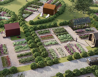 The concept of modular vegetable gardens
