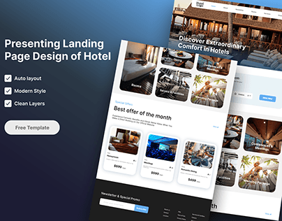 Hotel Landing Page Design