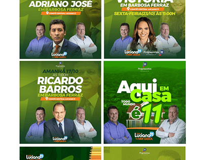 Social Media - Eleições 2020 - Luciano 11 Barbosa F. PR