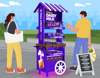 Cadbury Dairy Milk Cart