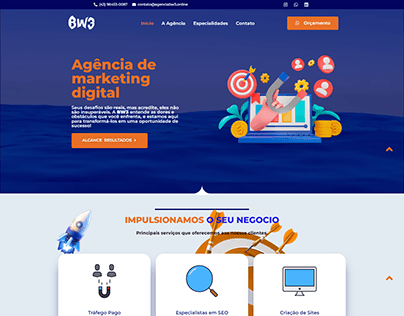 Site institucional Agencia BW3