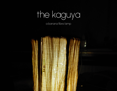 The Kaguya | Banana Fibre Lamp
