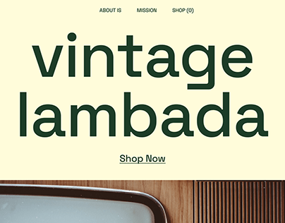 Website - Vintage Lambada