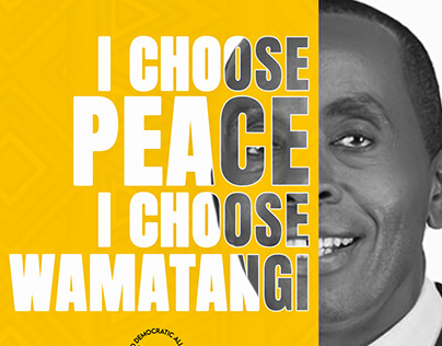 Kimani Wamatangi poster designs