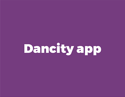 Dancity - application mobile