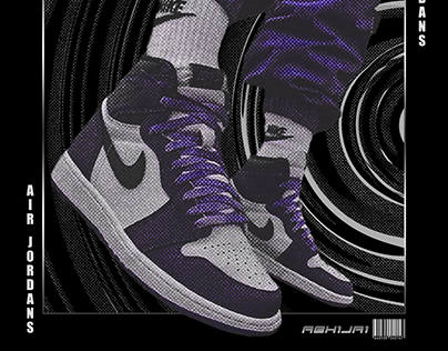 2000's Futuristic/Y2K Poster- [ Nike Air Jordans ]