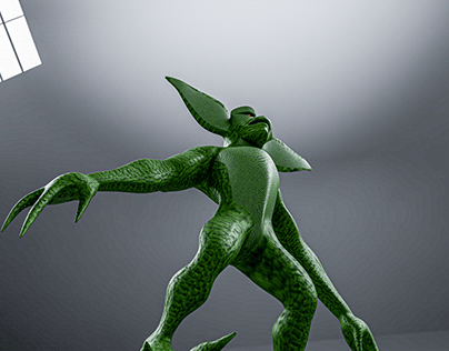 3D Modeled Gremlin Character