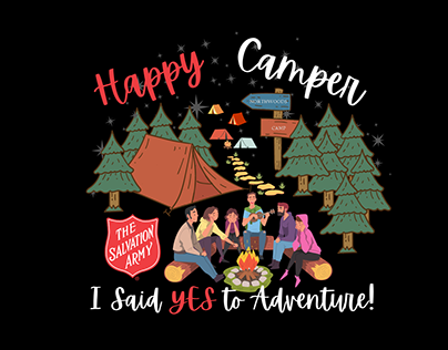 Salvation Army Northwoods Camp T-Shirt Design 2024