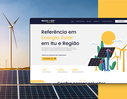 Ecohot - Energia Solar - Landing Page