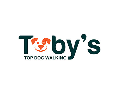 Logo for "Toby's Top Dog Walking"