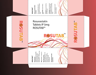 Packaging design for Medicine ROSUTAB