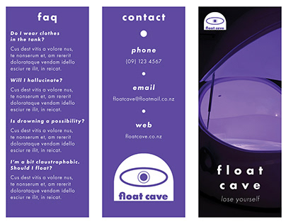 Float Cave Brochure