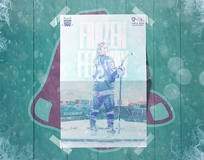 Holy Cross Women's Hockey: Frozen Fenway Branding