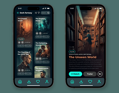 Mobile app to watch films