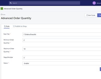 Shopify Minimum Order Amount