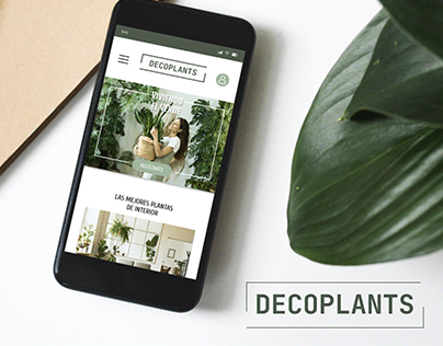 Diseño UI - Blog Decoplants