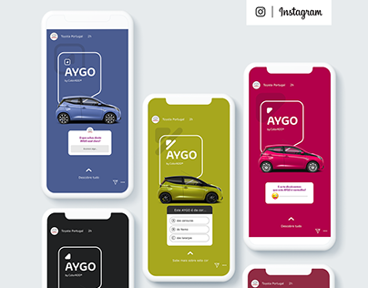 //Toyota AYGO Color ADD | Instagram Stories campaign