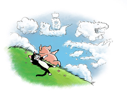Pigs Fly. A Stanford and Loki Tale