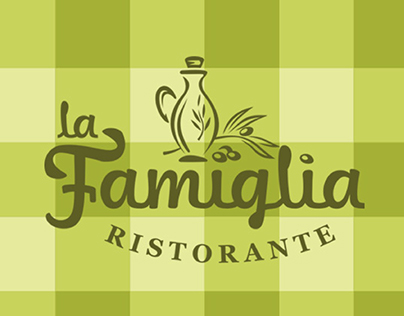 La Famiglia. Branding of the italian restaurant.