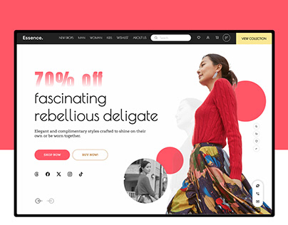 Fashion Company Website