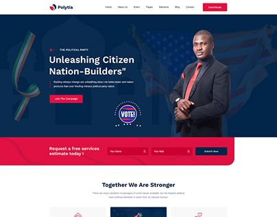 Elecson – Political Party Candidate HTML5 Template