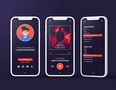 GraphicClab 🎵 Music player app