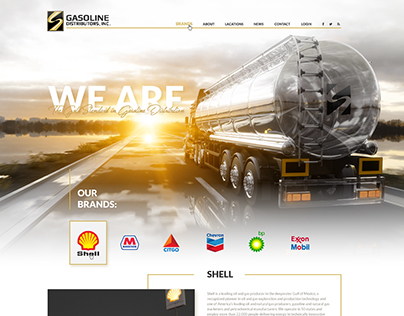 Website concepts for Gasoline Distributors