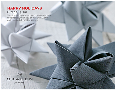 Skagen Digital Holiday card