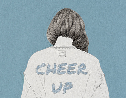 2017, cheer up, illustration