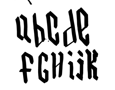 Blackletter Typography