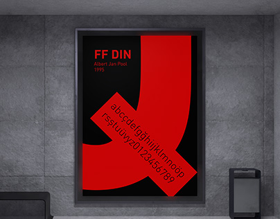 FF DIN - Typography posters