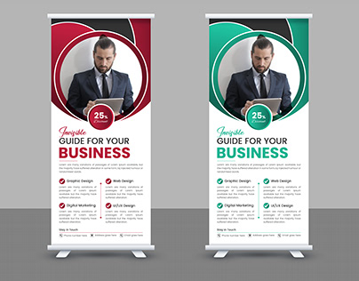 Business Roll Up Banner Design