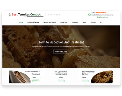 Best Termites Control Website Design