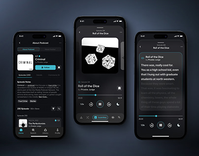 Podcast App-Mobile UI/UX Design