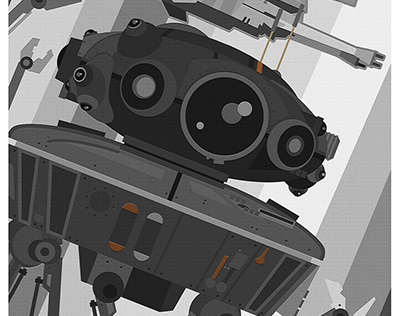 STAR WARS: Imperial Probe Droid Poster