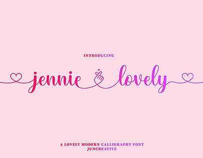 FREE | Jennie Lovely Script