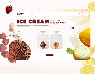 Web design | ICE CREAM
