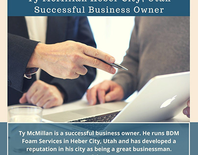 Ty McMillan Heber City, Utah Successful Business Owner