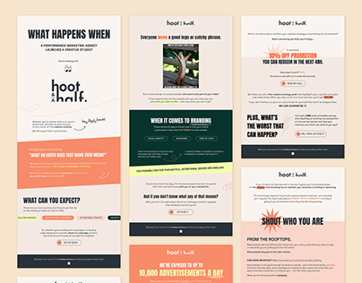 Hoot and a Half - Email Design