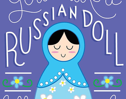 Russian Doll Lettering