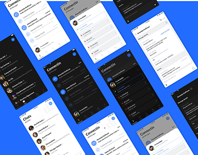 Dark mode UI for Chat theme