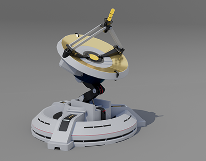 Overwatch Moonbase Radar Disk (3D Model)
