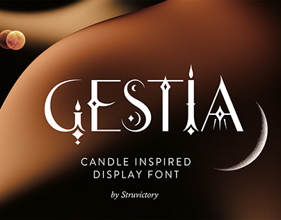 Gestia - Candle Aesthetic Display Font