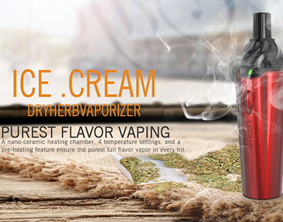 Ice Cream Dry Herb Vaporizer