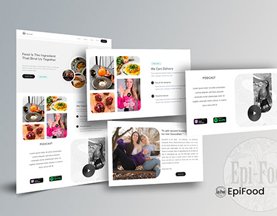 Epi Food (Blog Site Landing page)