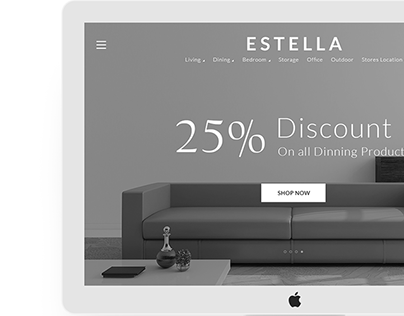 Estella Furniture Web design