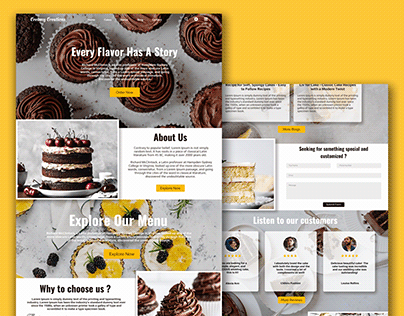 Cake Shop Web Interface 2020 Work