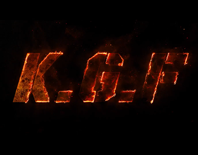 KGF Title animation