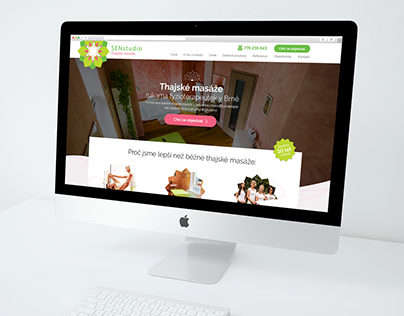 Onepage website for Thai Massage studio