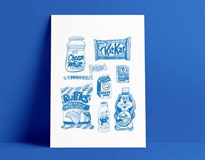 Affiche 90's snacks